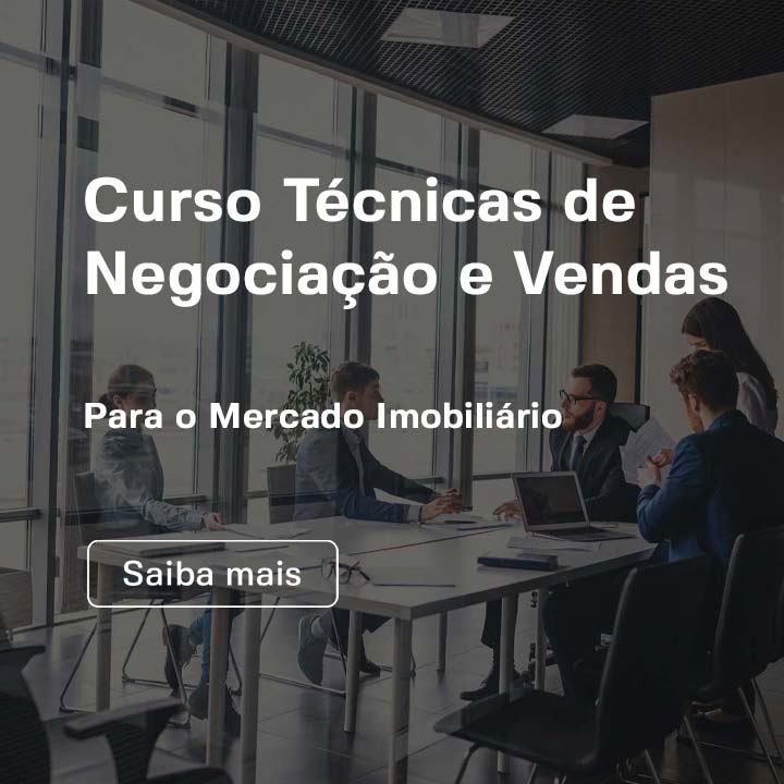 Curso de Vendas de Imóveis: Uma imersão na negociação Imobiliária!