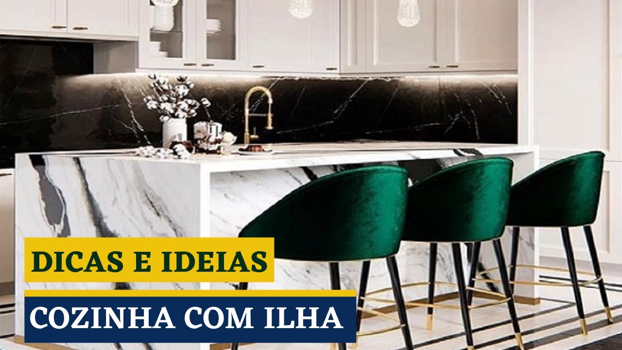 Cozinha com ilha, veja as dicas para fazer um projeto funcional!