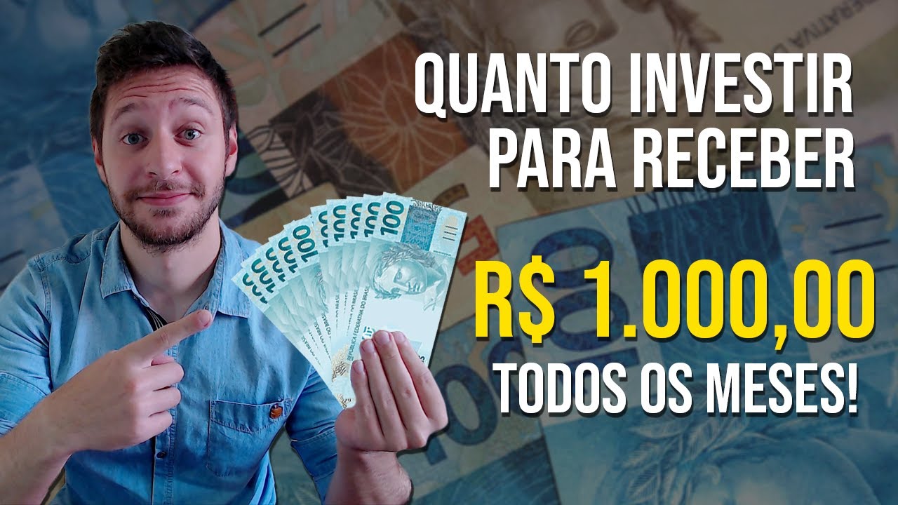 Quanto investir em fundos imobiliários para ter uma renda de R$ 1.000 por mês?