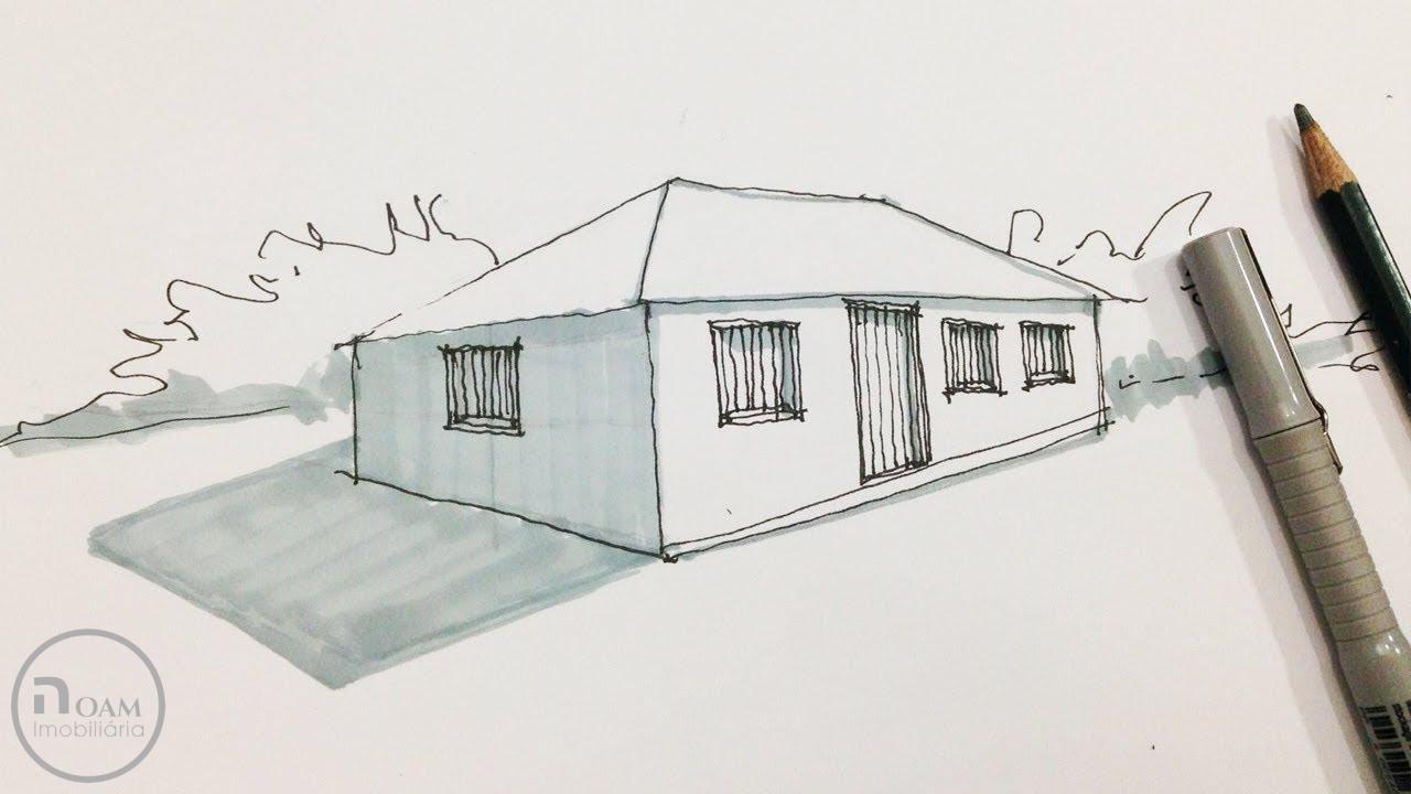 Como desenhar casas arquitetura !